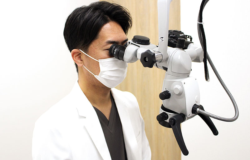 歯科用CTやマイクロスコープによる精密な治療